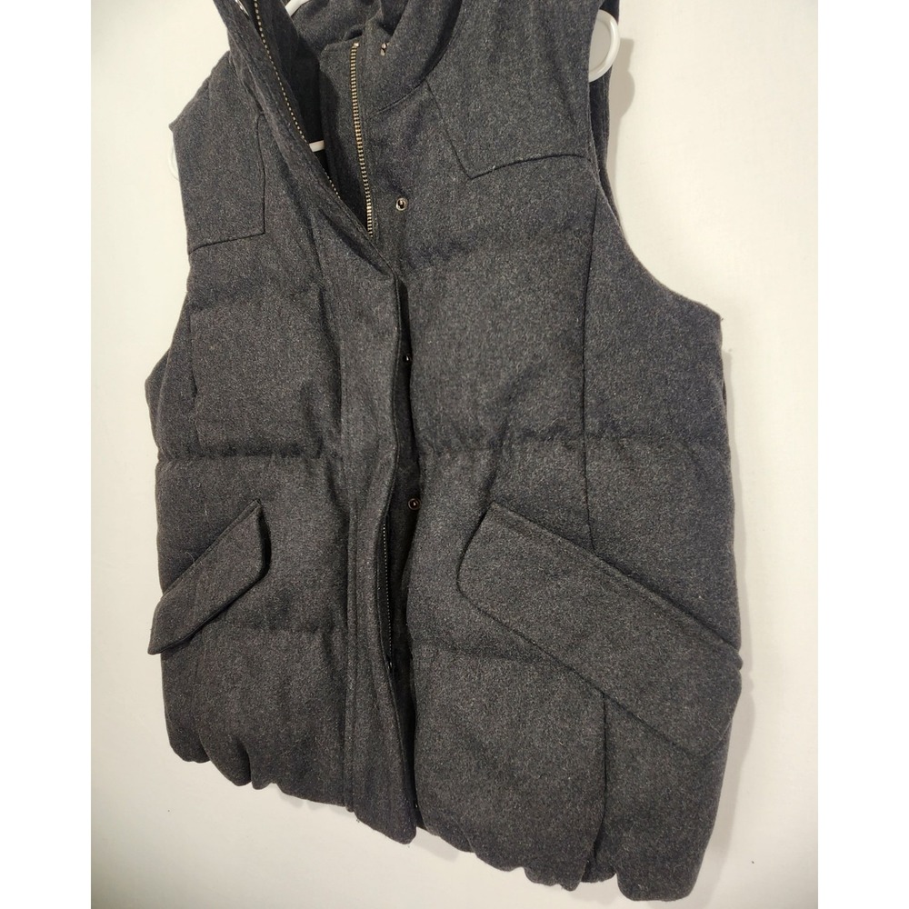Gap Men's Casual Full Zip Puffer Vest Gray Size L - Picture 2 of 7